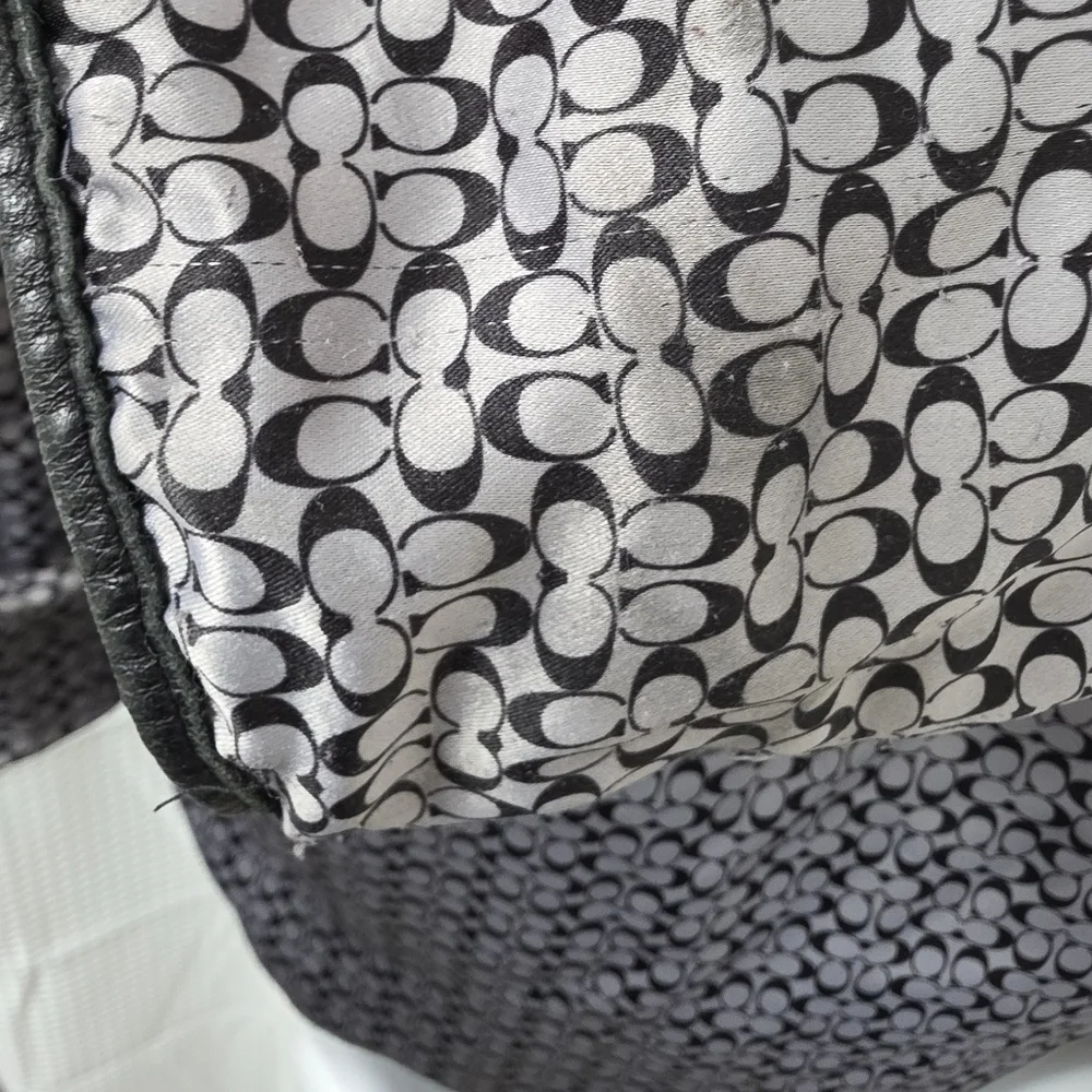 Coach Black Quilted Barn Jacket with Leather Trim | Women's S